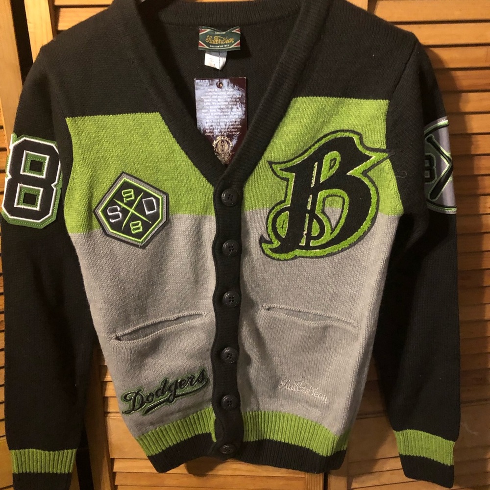 Boys Stall & Dean Brooklyn Dodgers cardigan